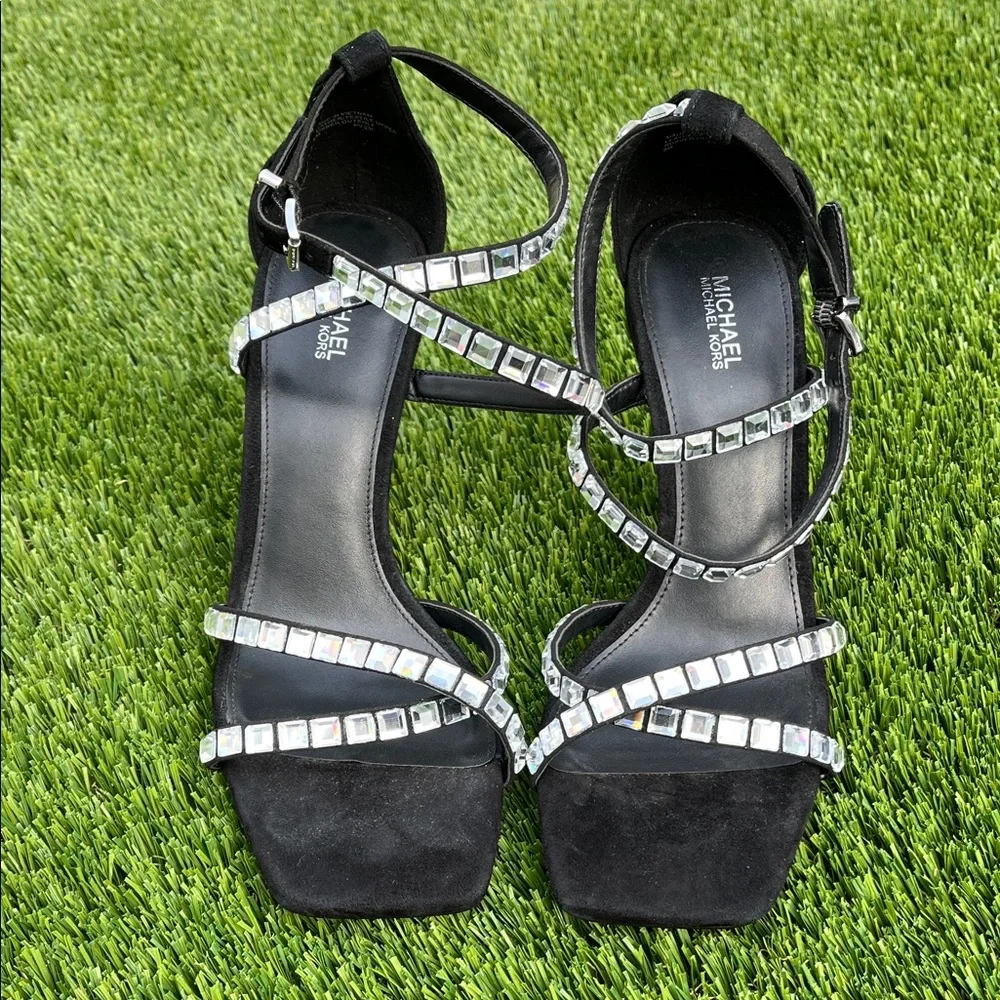 Michael Kors Celia Embellished Strappy Dress sandals - Picture 3 of 7